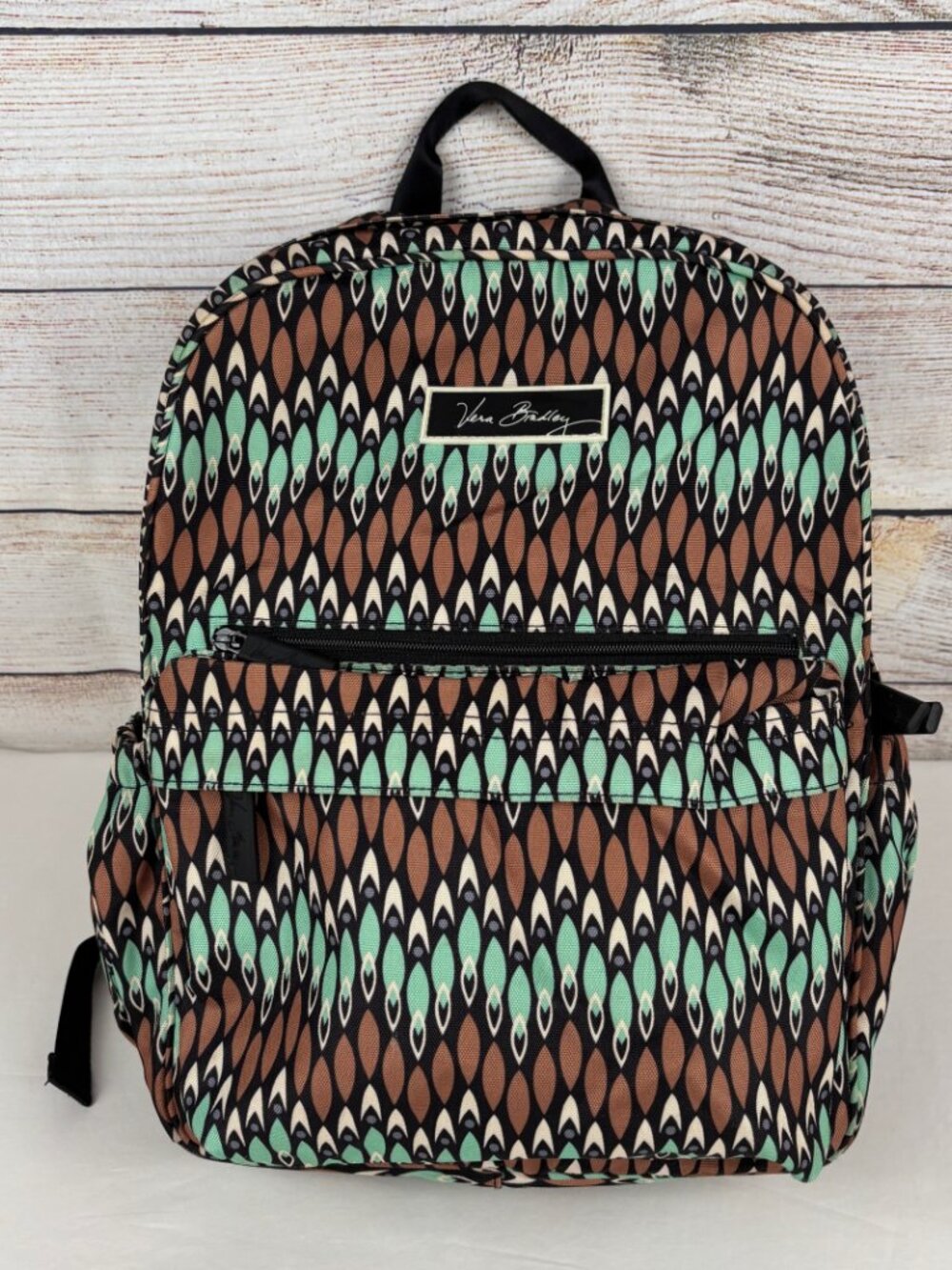 Vera Bradley Lighten Up Just Right Backpack Sierra Stream Large